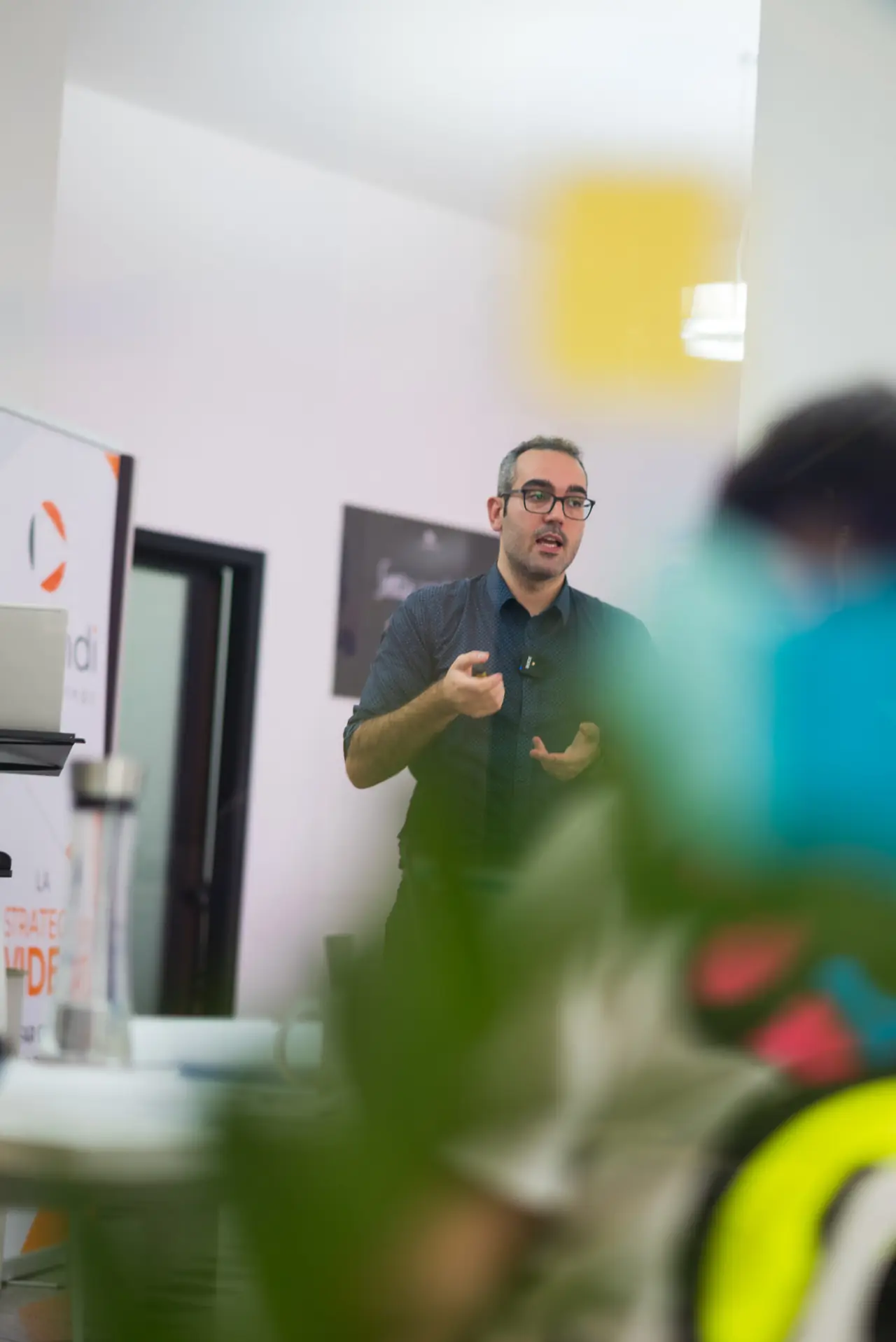 Andrea Carta nello studio di Publikendi